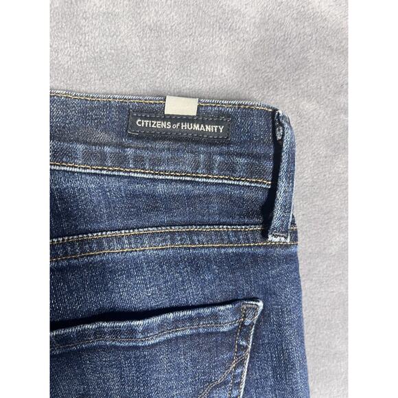 Citizens Of Humanity Skinny Jeans Womens 28 Blue Denim Cotton Medium Wash Preppy - Picture 3 of 10